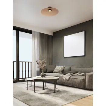 POLIFEMO PLAFONJERA LED/3000K/17W/1360Lm/CRNA & MOCA BROWN
