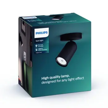 PONGEE PHILIPS LED reflektor SINGLE SPOT crni 1XGU10 230V