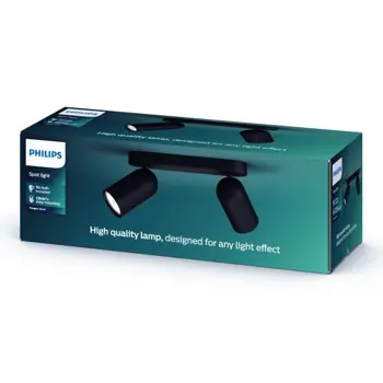 PONGEE PHILIPS LED reflektor crni 2XGU10 230V