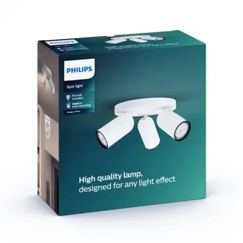 PONGEE PHILIPS LED reflektor bijeli 3XGU10 230V