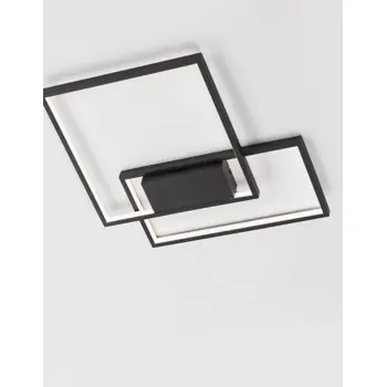 PORTO PLAFONSKA SVJETILJKA LED 30W/3000K/2030lm/DIMM/IP20/CRNA
