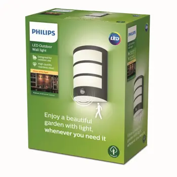 PYTHON PHILIPS zidna LED svjetiljka IR WALL antracit 1X6W 27K