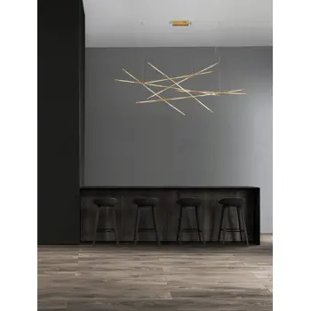 RACCIO VISILICA LED 109W/3000K/6868,23lm/DIMM/IP20/MESING ZLATNA