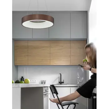 RANDO THIN VISILICA LED 30W/3000K/1845lm/DIMM/IP20/BRUŠENA SMEĐA