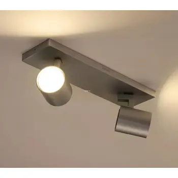 RUNNER aluminij PHILIPS LED reflektor 2XGU10 230V