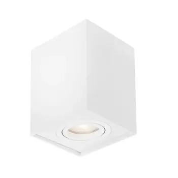 RENDE NADGRADNA SVJETILJKA BIJELA GU10 1x10 Watt IP20 220-240 Volt