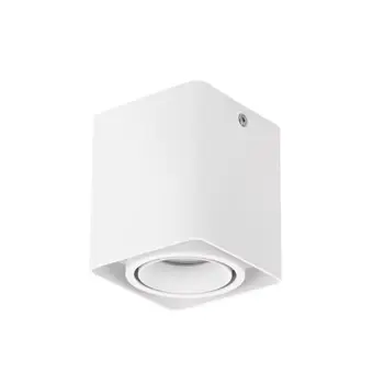RENDE NADGRADNA SVJETILJKA BIJELA GU10 1x10 Watt IP20 AC220-240 Volt