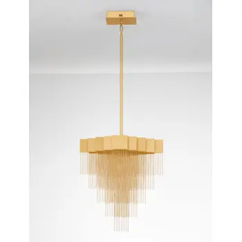 REVIA LED LUSTER ZLATNI 28W IP20 3000K