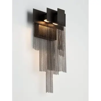 REVIA ZIDNA LED SVJETILJKA CRNA 8W IP20 3000K