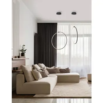 RING VISILICA LED 27W/3000K/1603lm/DIMM/IP20/CRNA