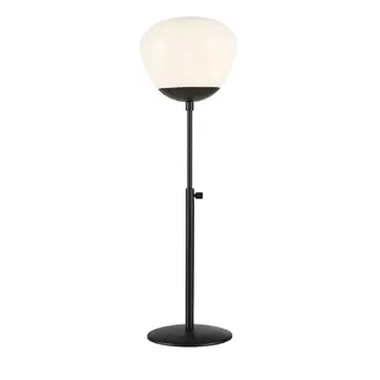 RISE STOLNA LAMPA 1L BLACK/WHITE SMALL E14