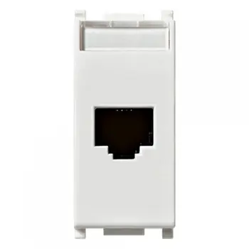 VIMAR PLANA PRIKLJ. RJ45 CAT 6 LAN (RJ45) BIJELI