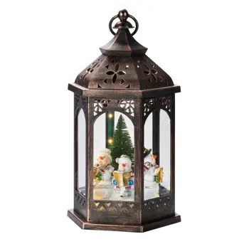 ROLF BOŽIĆNA DEKORACIJA LANTERN BRONCA 15x0,6W/LED/-