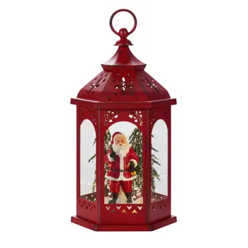 ROLF BOŽIĆNA DEKORACIJA LANTERN CRVENA 15x0,6W/LED/-