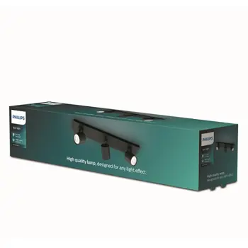 RUNNER PHILIPS LED reflektor crni 3XGU10 230V
