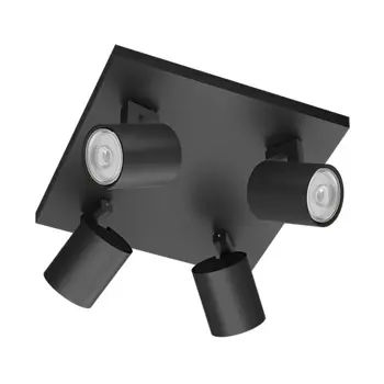 RUNNER PHILIPS LED reflektor crni 4XGU10 230V