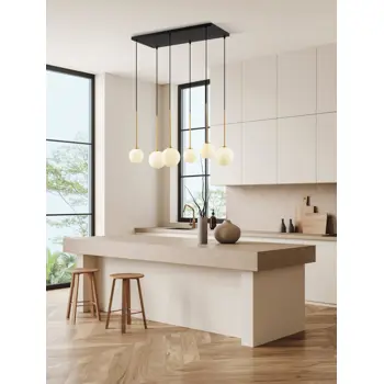 SAVOY VISILICA G9/6X5W/SATIN GOLD & BLACK & WHITE