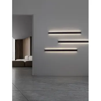 SELINE ZIDNA LAMPA LED 44W/3000K/3124lm/IP20/CRNA