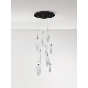 SERIQ LED VISILICA 23W IP20 3000K CRNA/STAKLO TRIAK PRIGUŠLJIVA