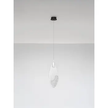 SERIQ LED VISILICA 3W IP20 3000K CRNA/STAKLO