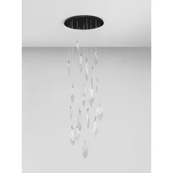 SERIQ LED VISILICA 44W IP20 3000K CRNA/STAKLO TRIAK PRIGUŠLJIVA