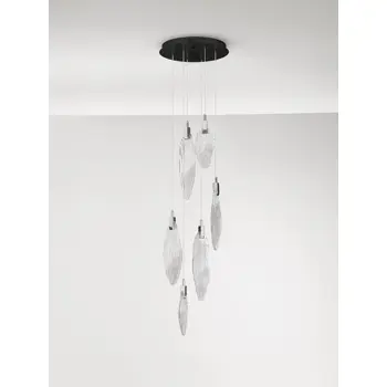 SERIQ LED VISILICA CRNA 14W IP20 3000K CRNA/STAKLO TRIAK PRIGUŠLJIVA