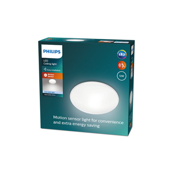 SHAN PHILIPS LED stropna svjetiljka CL253 okrugla 12W 40K W SENSOR