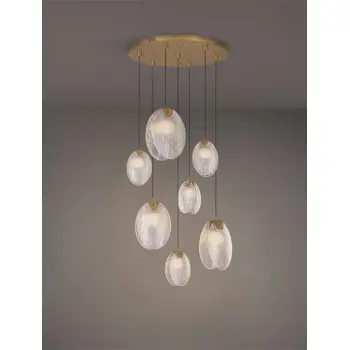 SHELINA LED VISILICA MESING/STAKLO 22W IP20 3000K TRIAK PRIGUŠLJIVA