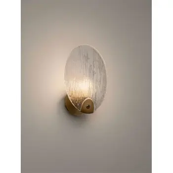 SHELINA ZIDNA LED SVJETILJKA MESING/STAKLO 2W IP20 3000K