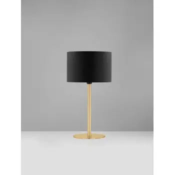 SIBNIA STOLNA LAMPA E27/12W/CRNA & GOLD