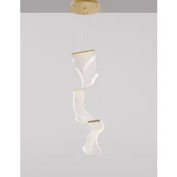 SIDERNO VISILICA LED 16W/3000K/1193lm/IP20/ZLATNA
