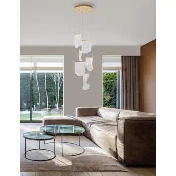 SIDERNO VISILICA LED 39W/3000K/2473lm/IP20/ZLATNA