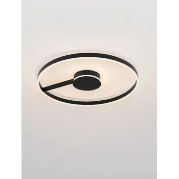 SIENA STROPNA LED SVJETILJKA 57W CCT 2700-3000-4000K TRIAK PRIGUŠLJIVA CRNA