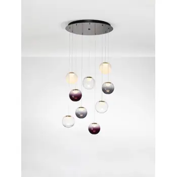 SILENZIO LED VISILICA CRNA/STAKLO 46W IP20 3000K TRIAK PRIGUŠLJIVO