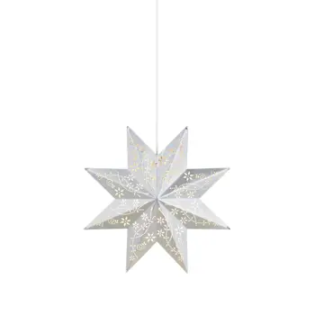 SILVA VISILICA ZVIJEZDA SREBRNA 30cm 1/E14/