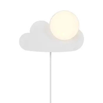 SKYKU CLOUD ZIDNA SVJETILJKA BIJELA E14 IP20