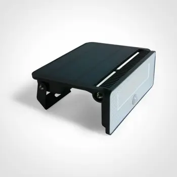 SOLARNO SVJETLO CRNO 12W CW IP54 SENSOR