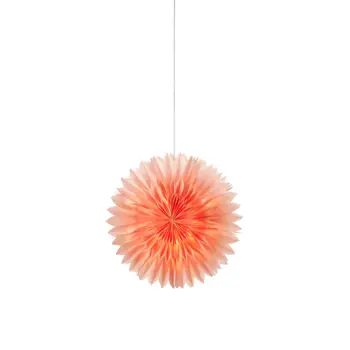 SOLINA VISILICA ZVIJEZDA ROZA 60cm 1/E14/2,0m