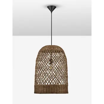 SOLITA VISILICA SMEĐI RATAN E27 1X12W IP20