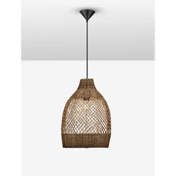 SOLITA VISILICA SMEĐI RATAN E27 1X12W IP20