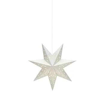 SOLVALLA VISILICA ZVIJEZDA SREBRNA 45cm 1x25W/E14/3,5m