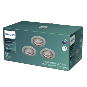 SPARKLE PHILIPS LED downlight SL261 okrugla 070 5W 27K N L (set 3 kom)