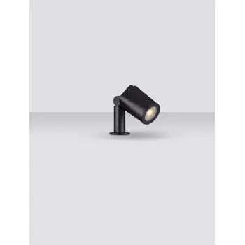 SPY VANJSKI PODNI REFLEKTOR / 7x14x19CM / GU10/1*10W/IP65/CRNI