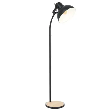 STAJAĆA LAMPA 1xE27 V-1600, CRNA/BEŽ,  LUBENHAM