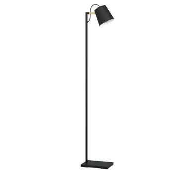 STAJAĆA LAMPA 1xE27 CRNO/SMEĐA LACEY