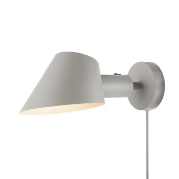 STAY ZIDNA SVJETILJKA SIVA E27 IP20