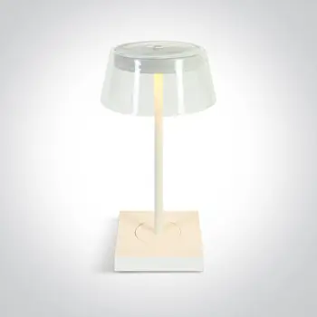 STOLNA LAMPA LED 2,5W PUNJIVA PREKO USB IP65 DIMM BIJELA
