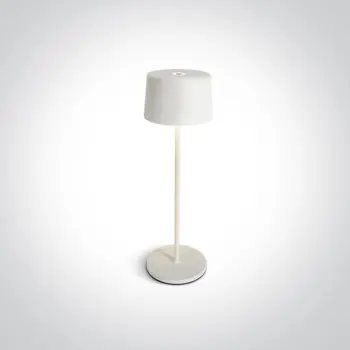 STOLNA LAMPA LED 3,3W WW PUNJIVA PREKO USB IP65 DIMM BIJELA