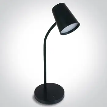 STOLNA LAMPA LED 5W WW DIMM 230V EU PLUG CRNA