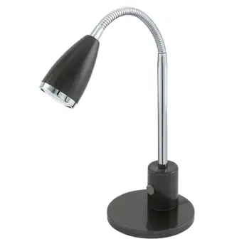 STOLNA LAMPA 1xLED GU10, 1X3W, 240lm, ANTRACIT/KROM FOX